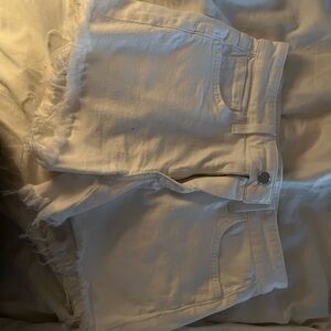 Joe's Jeans White Jean Shorts Classic Design